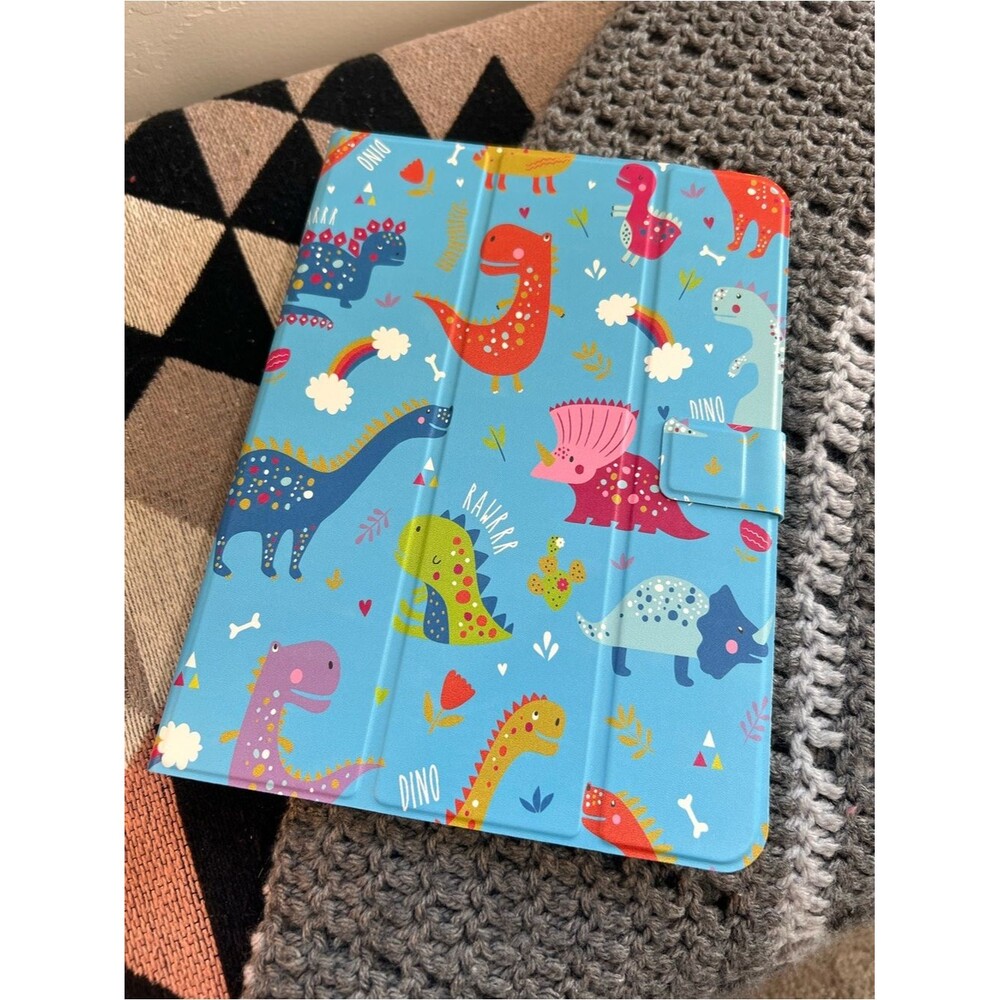 Kids Universal Dino Tablet Case - Blue